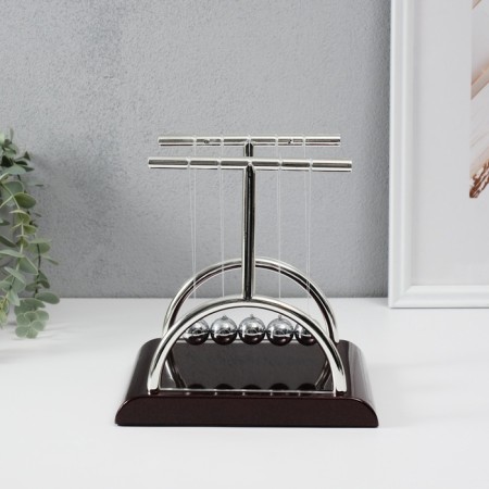 Pendulum "Technic balls" Square column 18 x 17 x 15 cm-2