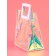 PVC gift package, iridist, white 20 x 18 x 10 cm