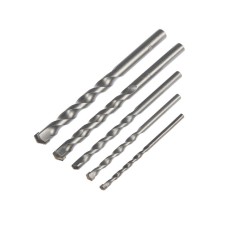 A set of drills on the concrete of the tundra, a cylindrical shank, 4-5-6-8-10 mm, 5 pcs.