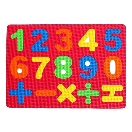 Bright numbers rug-puzzle, Mix colors-4