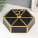 Book box with a metal frame "Golden Deer" Black Multicarine 20x17.5x11.2 cm 99327
