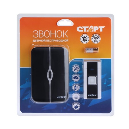 Call start b/s 006, wireless, 36 melodies, r = 80 m, 1knopka+1 call, 3haa (not in set.)-3