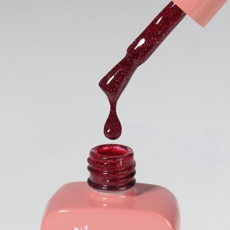 Nail polish gel, set 2 pcs, 10 ml, red shades-3