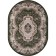 Oval Merinos Gavana carpet, size 300x400 cm, color Green