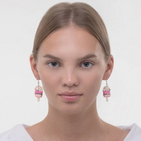 Earrings Assorted "Sweets" ice cream on a stick, color-2