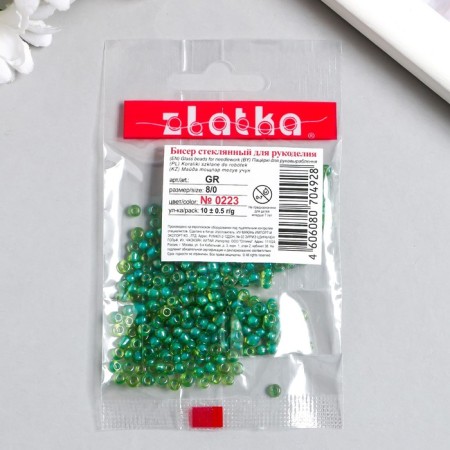 Beads "Zlatka" 08/0, 3 mm, 10 g 0223 T. Zellen-2