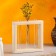 Kashpo wooden 15 × 4 × 15 cm with 3 flasks "Mini frame", naturally give beautifully