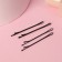 Invisibility for hair "smooth" (set 40 pcs) 6 cm, black