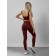 Sports suit female, size 46, burgundy color