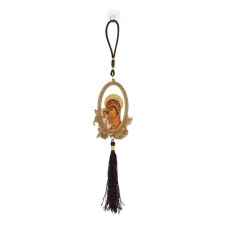The icon of the Mother of God is suspended in the car, Kazan Mother of God