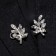 Circum for the cardigan "Vetochka", white color in silver