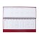 Planing is a low -off 100 x 300 mm, 56 sheets, on the crest, an artificial leather cover, burgundy