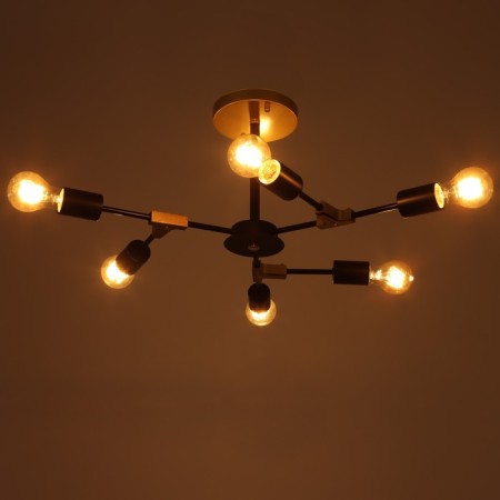 Chandelier 2427/6 E27 40W Black-Bronze 61x61x25.5 cm Bayerlux-2