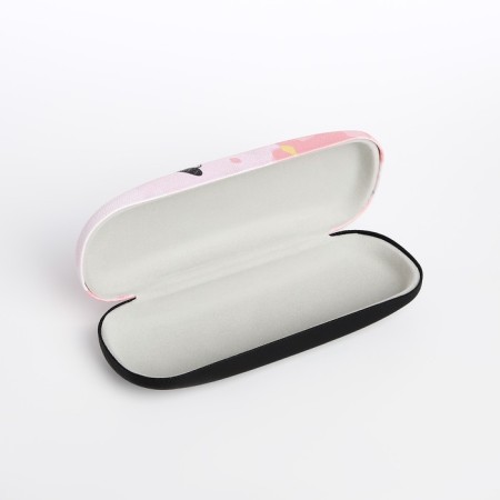 Glasses for glasses, 16 x 4 x 6 cm, cracker, pink color-3