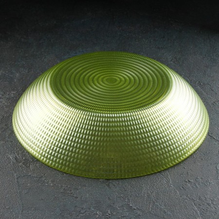 Glass salad Paella, 2.5 l, d = 30 cm, green color-2