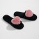 Women's slippers with open nose size 40-41, pink color