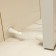Lockland door limiter, straight, h = 97 mm, rice color