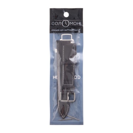Solomon watch strap 22 mm, genuine leather, l = 20 cm, brown-3
