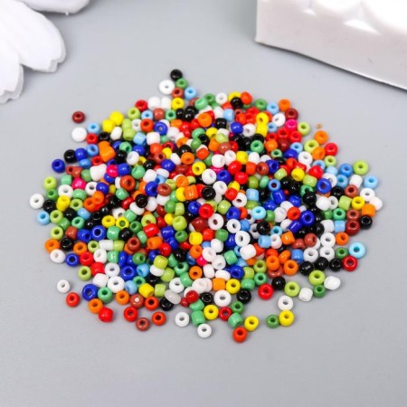Round beads 12/0 "Multi -colored" 30 g