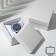 Gift box for the clock "Minimal", 9 × 9 (the size of the useful part is 8.3 × 8.3cm), the color is white