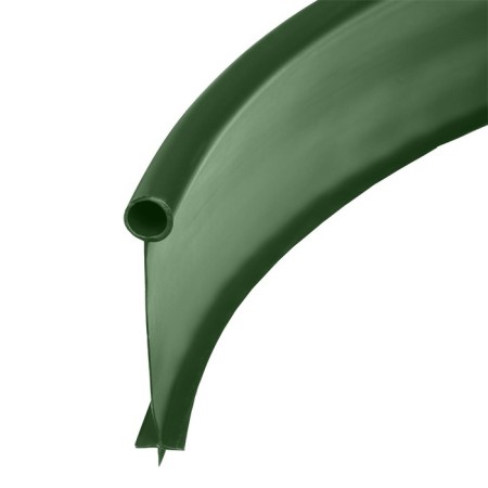 Border tape, 0.11 × 10 m, thickness 1 mm, plastic, olive, kanta-7