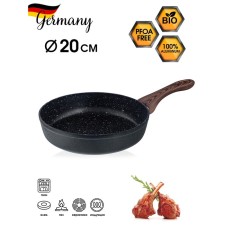 Bekker Elegant pan, with marble coating, d = 20 cm
