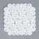 Box for confectionery products with PVC Cozy Winter, Ball, 21 x 21 x 3 cm, New Year