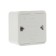 UNIVERSAL Olympus socket, 16 A, single, external, with salary, white