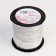 Sequins on threads, 6 mm, 91 ± 1 m, silver color No. 1