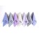 Violet towel set, size 40x60 cm, purple color, 7 pcs