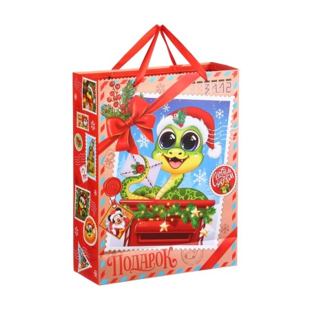 New Year. Gift package, 31x40x11.5 cm, packaging, Mickey Mouse-1