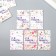 Cardboard Biro "since March 8" set 10 pcs (5 types) 4x6 cm
