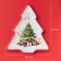 New Year's dosteen plate "Magic tree", ceramics, 23 × 20 × 2.2 cm, white color