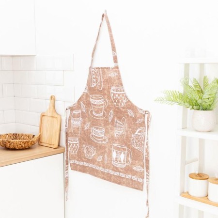 Apron "Dolyana" Cup of TeA 60x65cm, 100% cotton, 164 g/m2-1