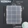 Organizer for decor, with a suspension, mobile cells, 12 cells, 13.8 × 11.3 cm, the color is transparent