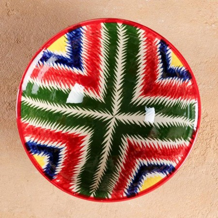 Rishtan Ceramics "Atlas" is 15.5 cm, medium, multi -colored-1