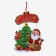 Decorative decoration (suspension) "Santa Claus with gifts" 41x30 cm