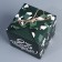 Gift folding box, packaging, "February 23", 12 x 12 x 12 cm
