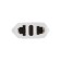 Adapter from an American fork on a Euro -zoom, flat, 6 a, white, 220 V