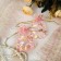 Gift bag "hearts", 7 × 9, pink color with gold