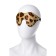 Anonymo mask, Pu leather, print, 26 cm
