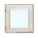 Window, 40 × 40cm, double glass of linden, outer opening