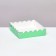 PVC cookie box, mint, 12 x 12 x 3 cm