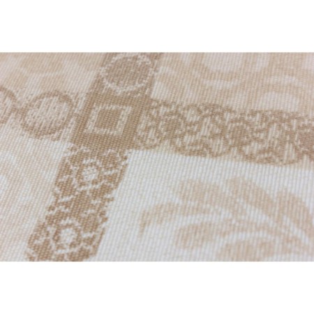 The oilcloth Lucia "Jilio", 140 cm, roll 20 pog. m, beige color-5