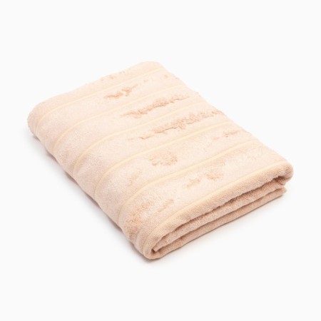 Trick "Ethel" Bamboo Biege 70x130 cm, 70% HL, 30% bamboo, 450g/m2-1