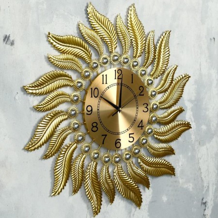Wall clock, series: openwork, "eon", discrete move, D-60 cm, dial 22 cm-1