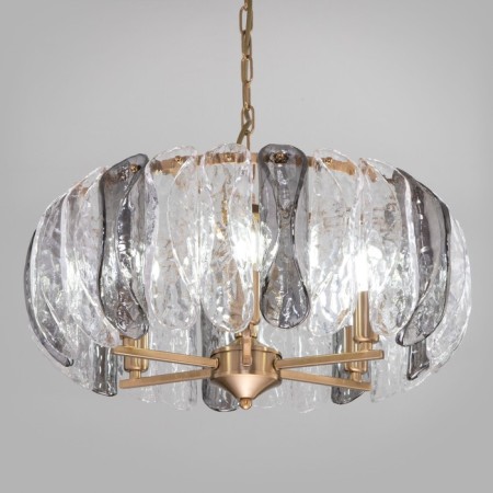 Suspended Bogate’s Callas 365/6, E14, 6x60W, 520x520 mm, brass color-2