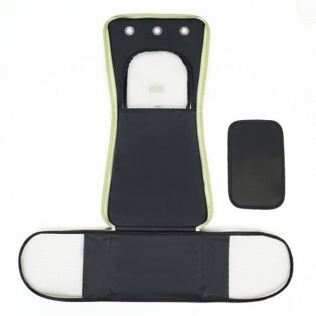 An animal-carrier backpack, 35 x 30 x 26 cm, green-12