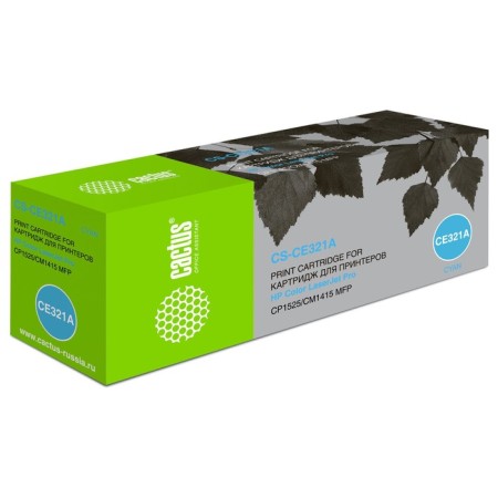 CACTUS CS-CS-CS-S321A CE321A cartridge, for HP LJ CP1525, 1300 pages, blue color-1