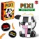 Constructor Pixi, cow, 126 parts